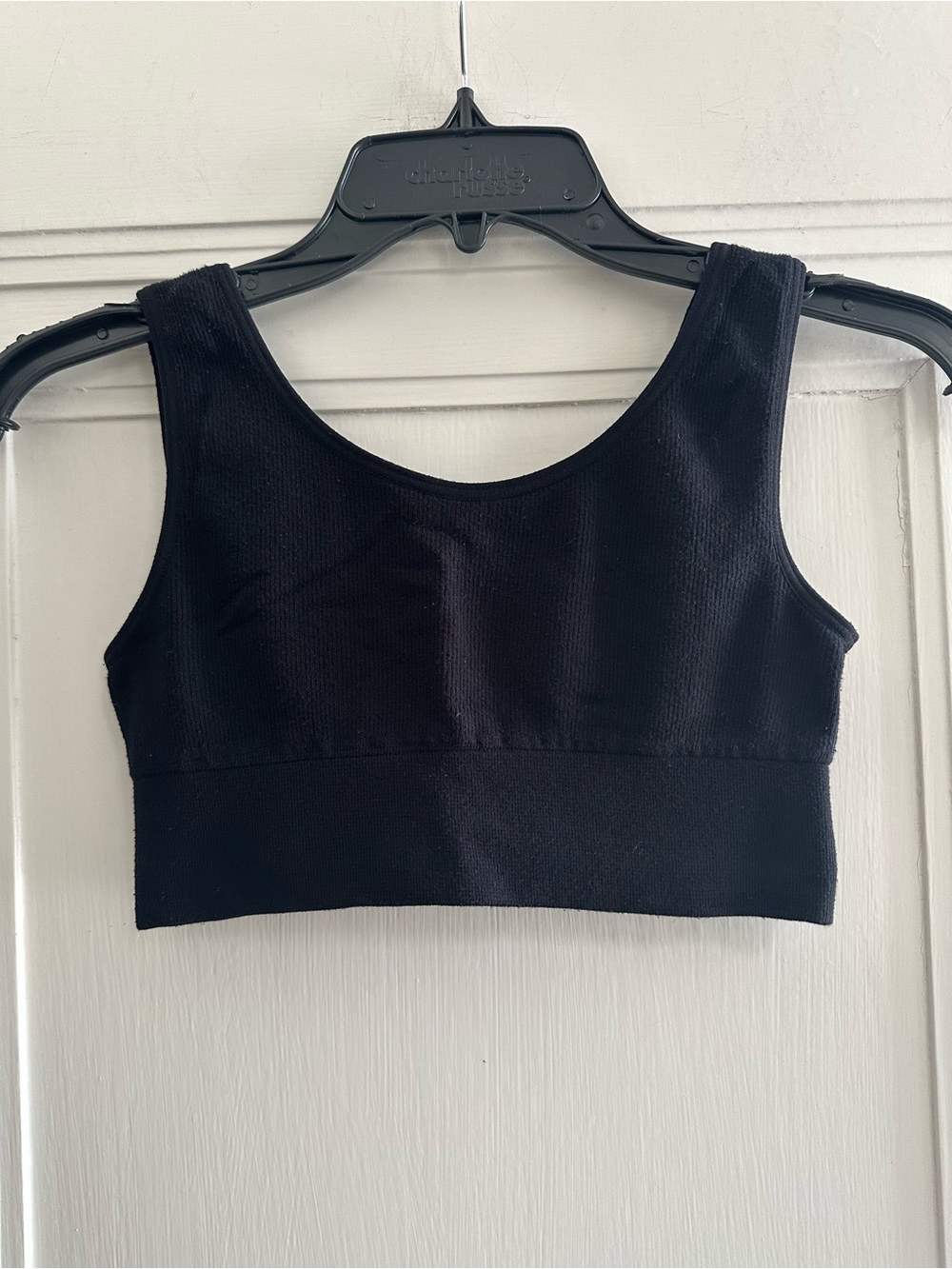 SO Juniors Soft Ribbed Black Bra - M